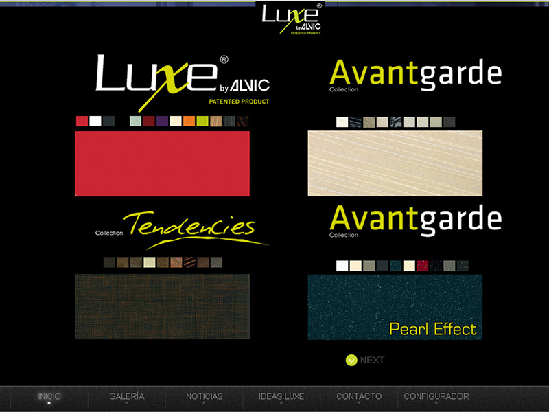 nueva web de Luxe